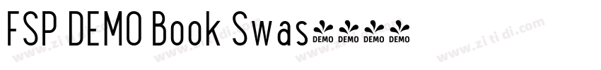 FSP DEMO Book Swas字体转换 FSP DEMO Book Swas字体转换